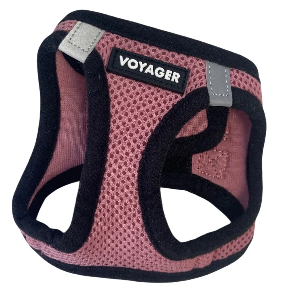 Voyager Step-In Air Mesh Pet Harness Pink Black XXXS Reflective 207-PKB NEW